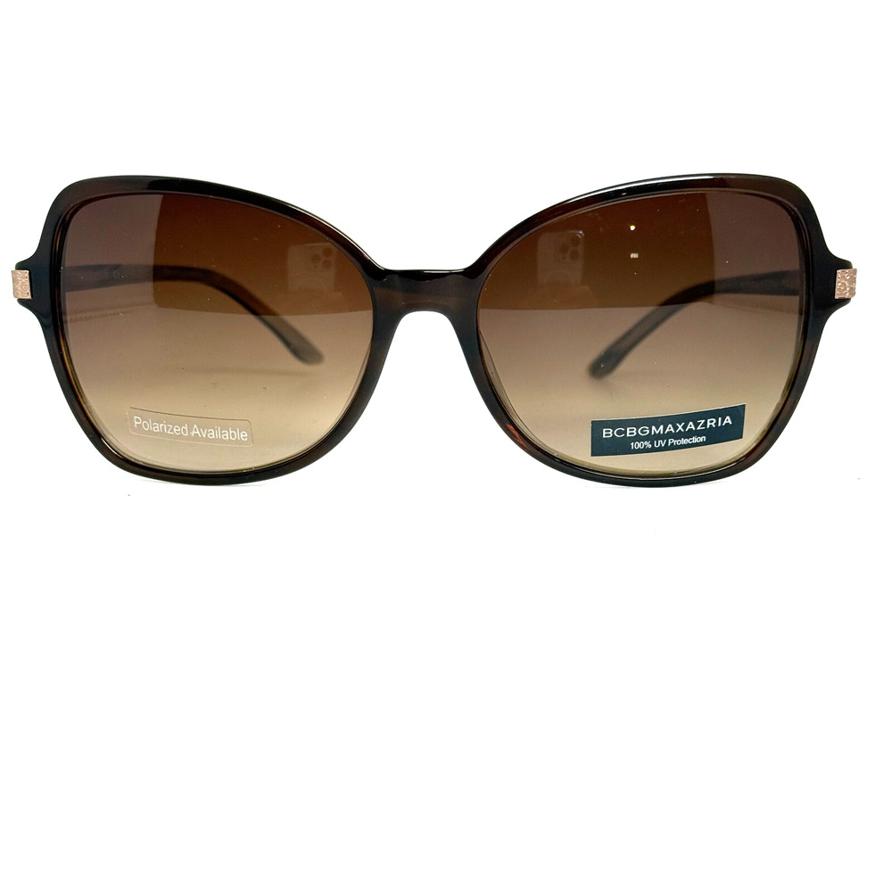 BCBGMAXAZRIA BEWILDER Brown Laminate Sunglasses Frame 57-16-135 H17814